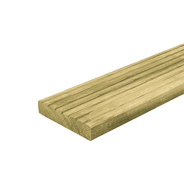 Grenen vlonderplank 2,6x14 cm
