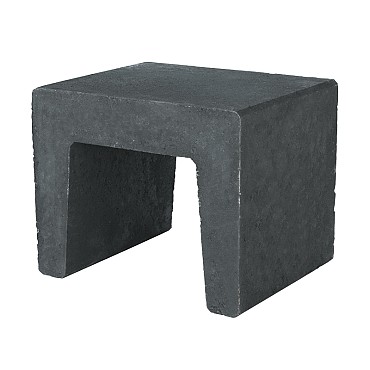 U-Hoekelement 40x50x40 Zwart