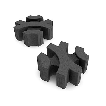 Virage 30x30x12 Black