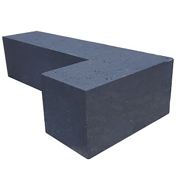Patio hoekblok 60/30x15x15 antraciet