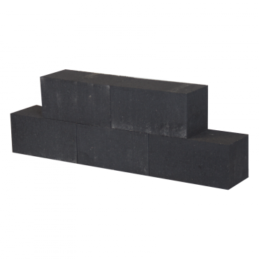 Patioblok Antraciet 45x15x15cm strak