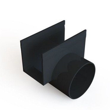 ACO Slim-Line Zij-uitloop Ø80mm