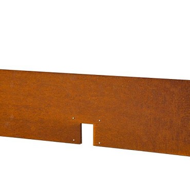 Kantopsluiting Double Corten staal