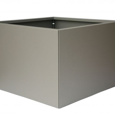 Bloembak Taupe 90x90x60cm.