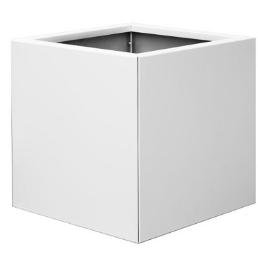 Bloembak Wit 60x60x60cm.