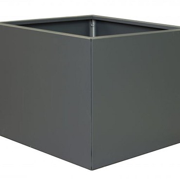 Bloembak Antraciet 90x90x60cm.