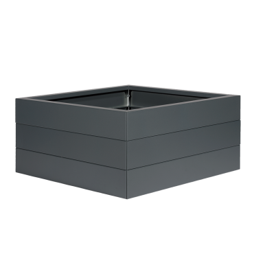 Bloembak antraciet 120x120x42 cm