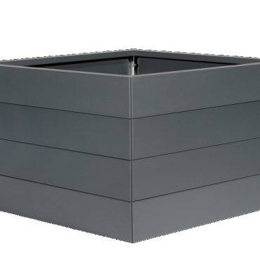 Bloembak Modulair 56cm. Antraciet,  Leverbaar in diverse maten.