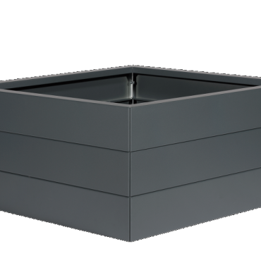 Bloembak Modulair 42cm. Antraciet,  Leverbaar in diverse maten.