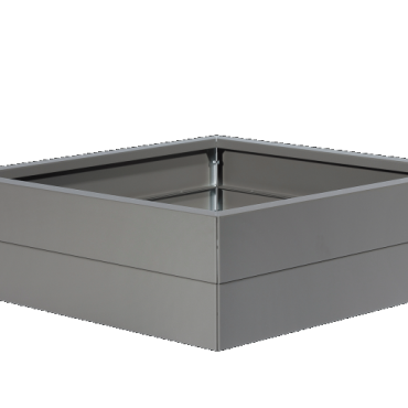 Bloembak Modulair 28cm. Taupe, Leverbaar in diverse maten.