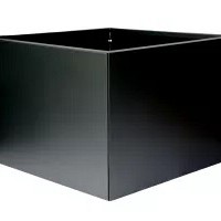 Bloembak Grafiet Zwart 90x90x60cm.