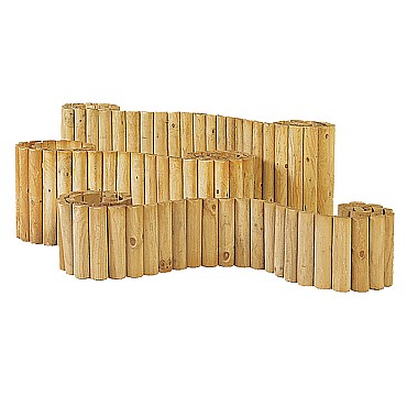 Rolborder Ø5x30x250 cm, groen geïmpregneerd