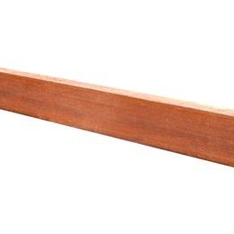 Hardhouten onderregel  ca 4x6x390 cm