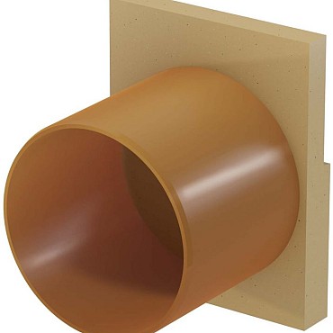 ACO Euroline eindplaat met uitloop 110mm