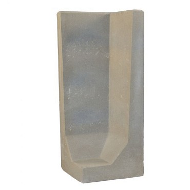 L-Hoekelement 100x40x40 Grijs