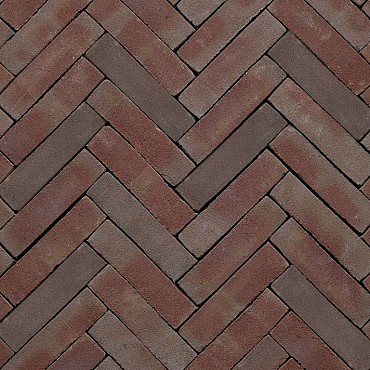 (GS 3) Geb. WF rood/zwart nuance 20x5x6 ongetr. /bez.