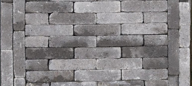 Aanbieding Trommelstenen Antaciet WF 5x20x7,3cm.