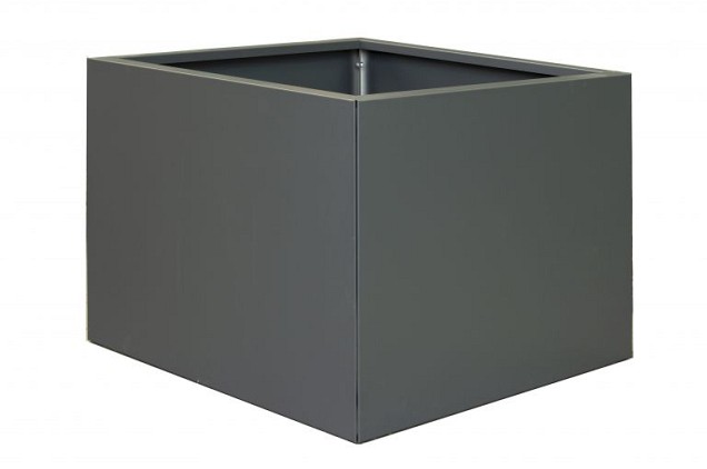 Bloembak Antraciet 90x90x60cm.