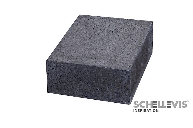 Schellevis Halve Traptrede 50x40x20 cm massief Antraciet