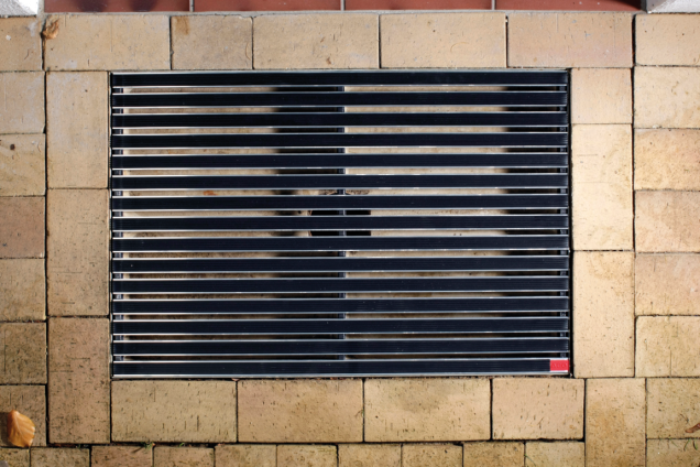 ACO Rooster, 60x40 aluminium + rubber, zwart