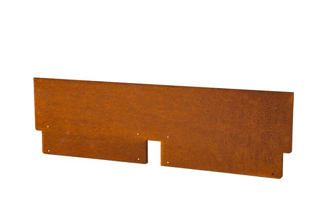 Kantopsluiting Double Corten staal