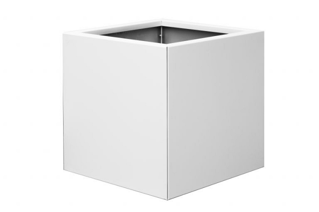 Bloembak Wit 60x60x60cm.