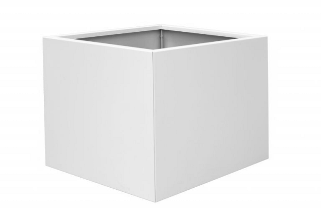 Bloembak Wit 90x90x60cm.