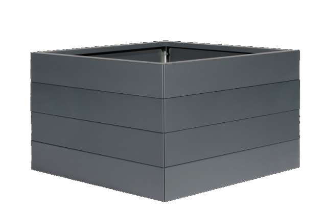 Bloembak Modulair 56cm. Antraciet,  Leverbaar in diverse maten.