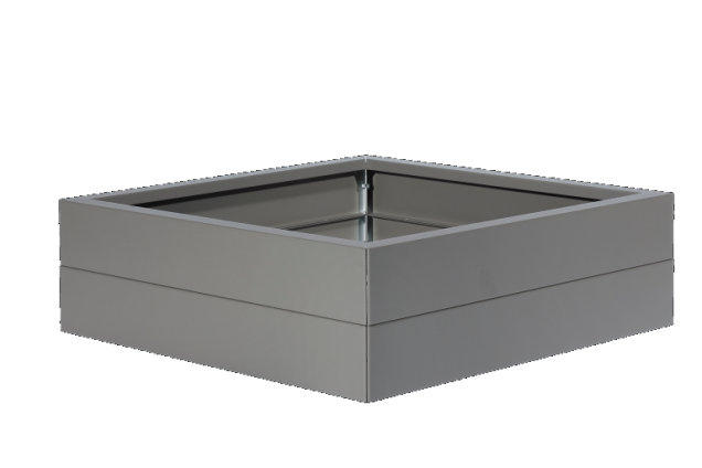 Bloembak Modulair 28cm. Taupe, Leverbaar in diverse maten.