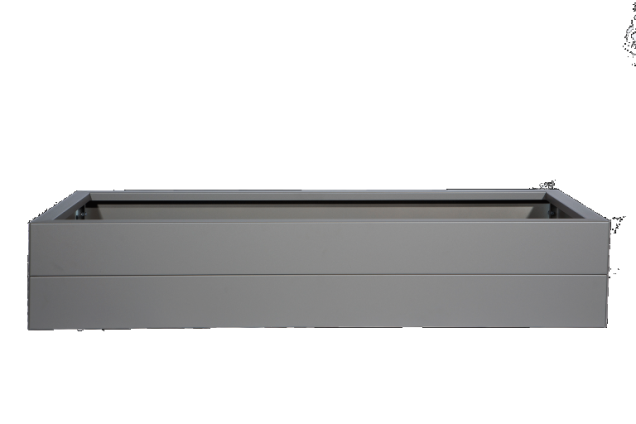 Bloembak Modulair 28cm. Taupe, Leverbaar in diverse maten.