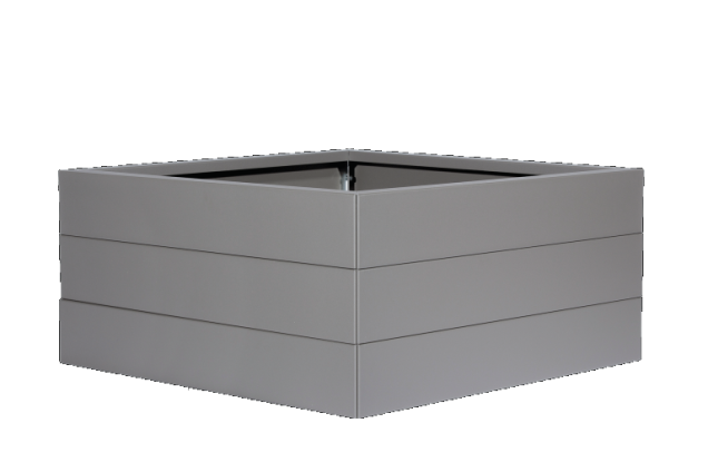 Bloembak Modulair 42cm. Taupe,  Leverbaar in diverse maten.