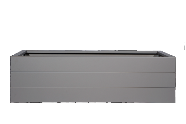 Bloembak Modulair 42cm. Taupe,  Leverbaar in diverse maten.