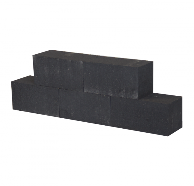Patioblok MBI Antraciet 60x15x15cm strak