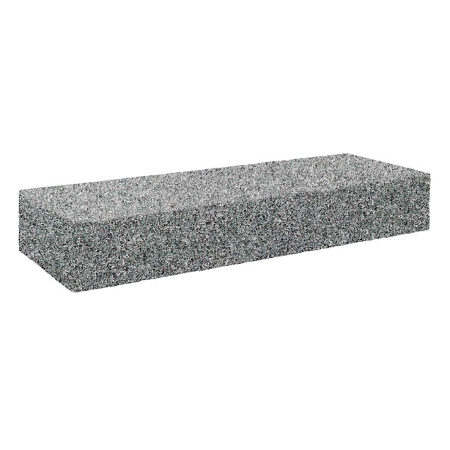 Graniet Trapblok donkergrijs 100x35x15 cm gevlamd