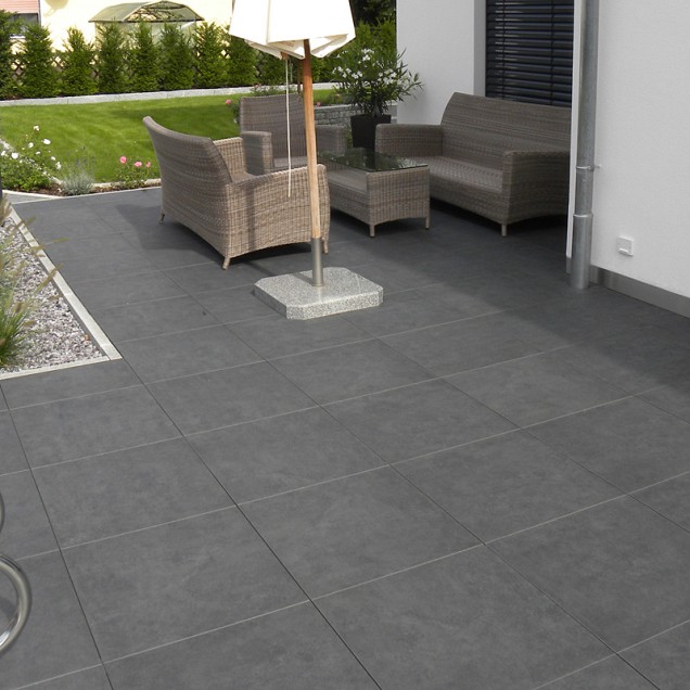 (KBT 332) Ceramic Line Puzzolato 60x60x2 Nero
