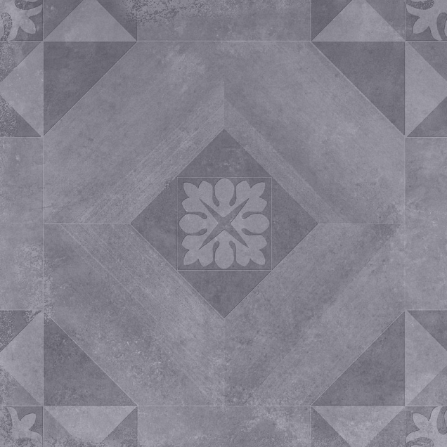 (GCM 332) GeoCeramica Symbol Block Black 60x60x4