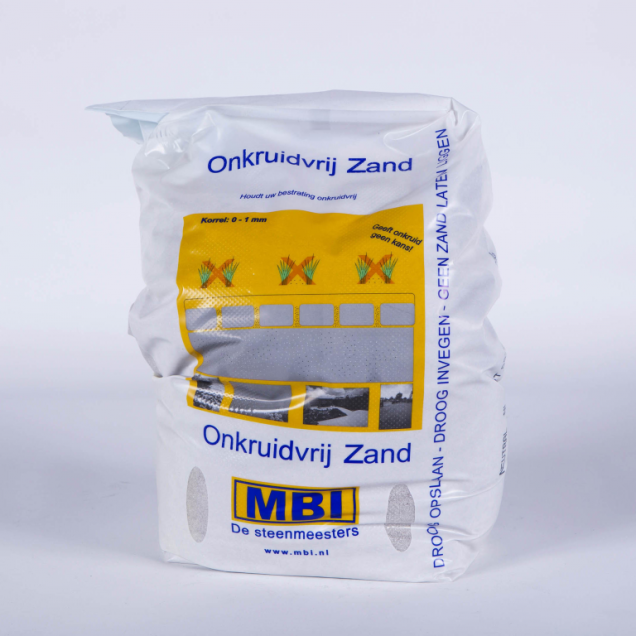 Onkruid vrij zand(20 Kg ) Neutraal// zandkleur