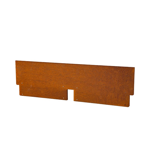 Kantopsluiting Double 300x10 cm corten