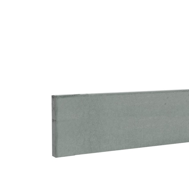 Betonplaat glad 24x3.5x184 cm, grijs, ongecoat