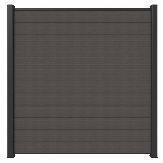 Newtechwood co-extrusie composiet scherm, 180x180 cm, silver gray.