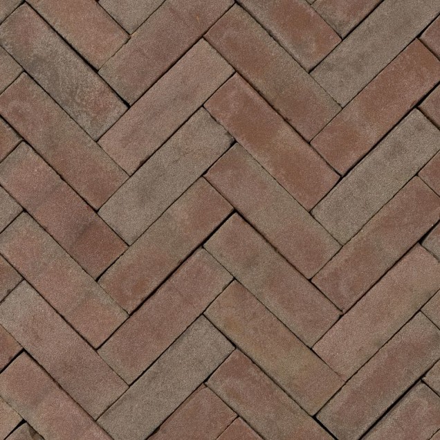 (GS 12) Geb. DF Roodnuance 20x6,5x6 ongetr./bez.