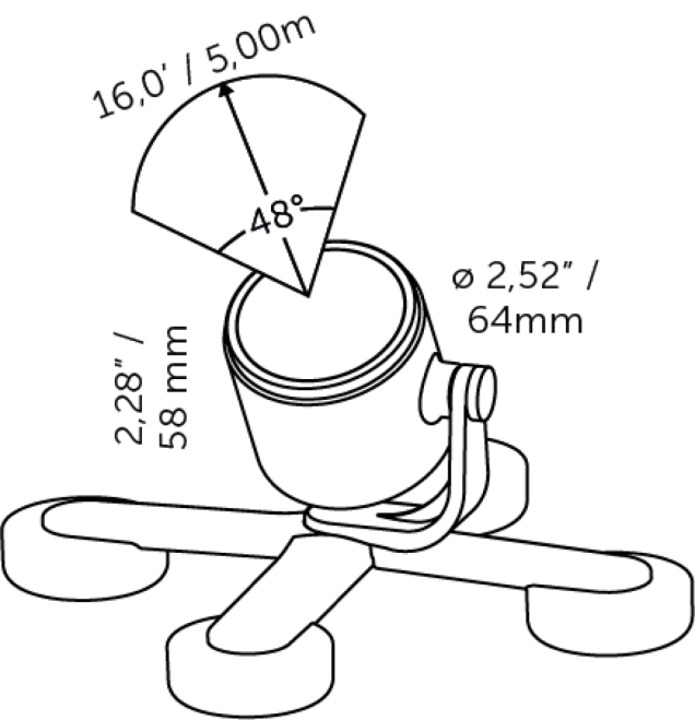SUB Spot (Underwater) 12V/5,6VA
