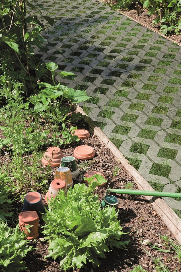 Grasbetonblok 40x60x10 vlakke bovenkant