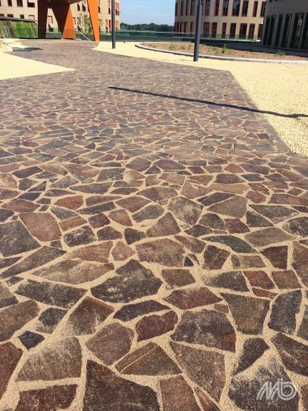 Flagstone Porfier Gigante (Italië) 3-6 cm