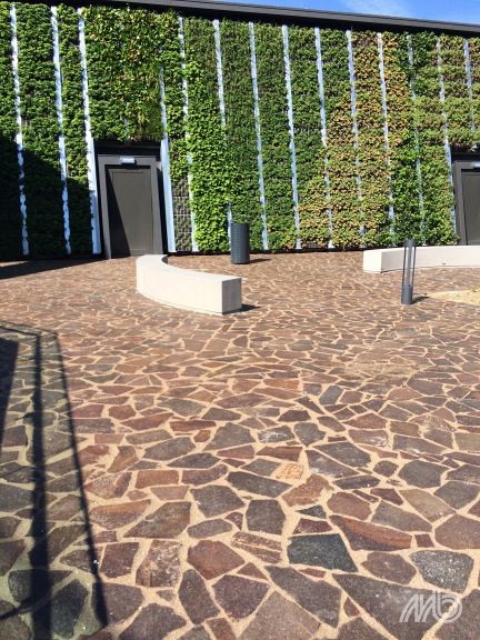 Flagstone Porfier Gigante (Italië) 3-6 cm