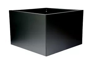 Bloembak Grafiet Zwart 90x90x60cm.