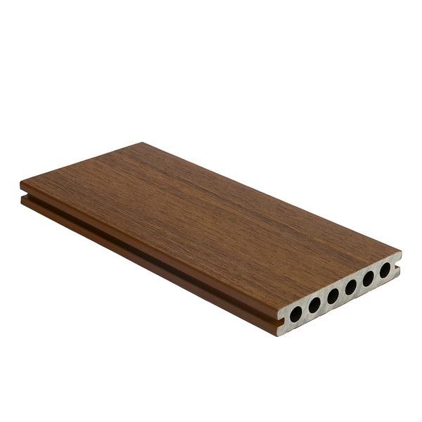 NewTechWood composiet co-extrusie dekdeel houtstructuur 2.3x13.8x400cm. Ipe