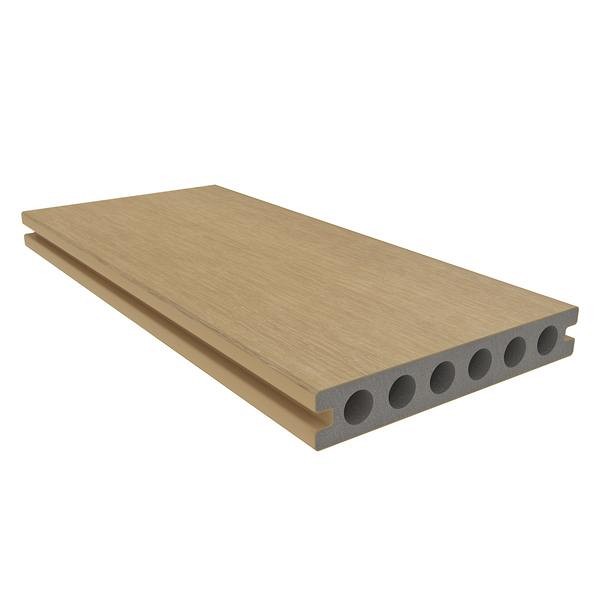 NewTechWood composiet co-extrusie dekdeel houtstructuur 2.3x13.8x400cm. Red Cedar