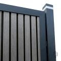Composiet schutting Stripes Antraciet 180x180cm.