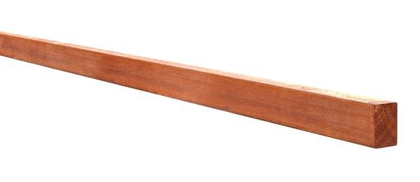 Hardhouten onderregel  ca 4x6x390 cm